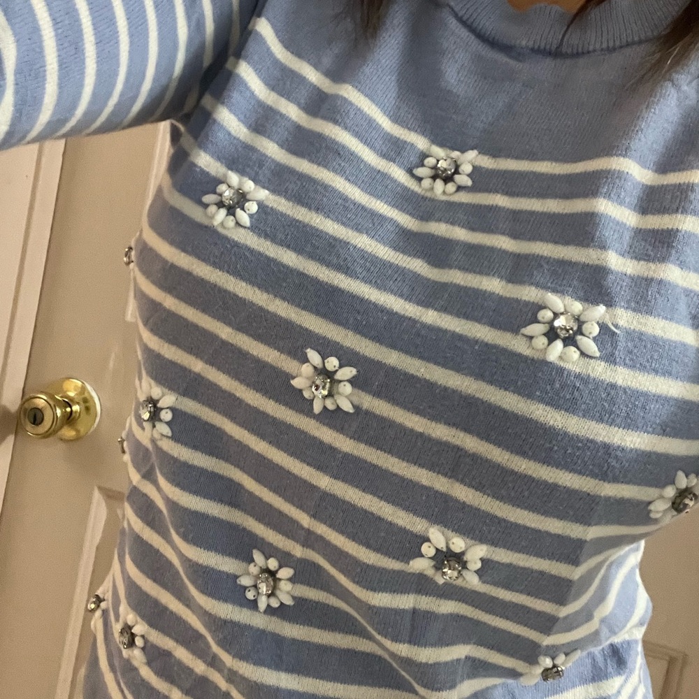LOFT Embellished Sweater